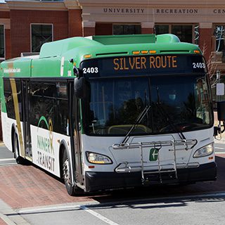 UNCC Silver route bus