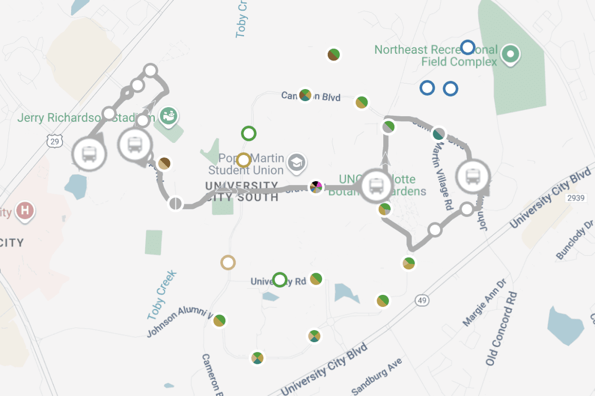Map of the Silver Route.
